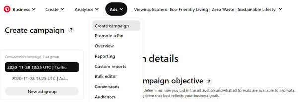 Find-Keywords-With-Pinterest-Ads-Step-1