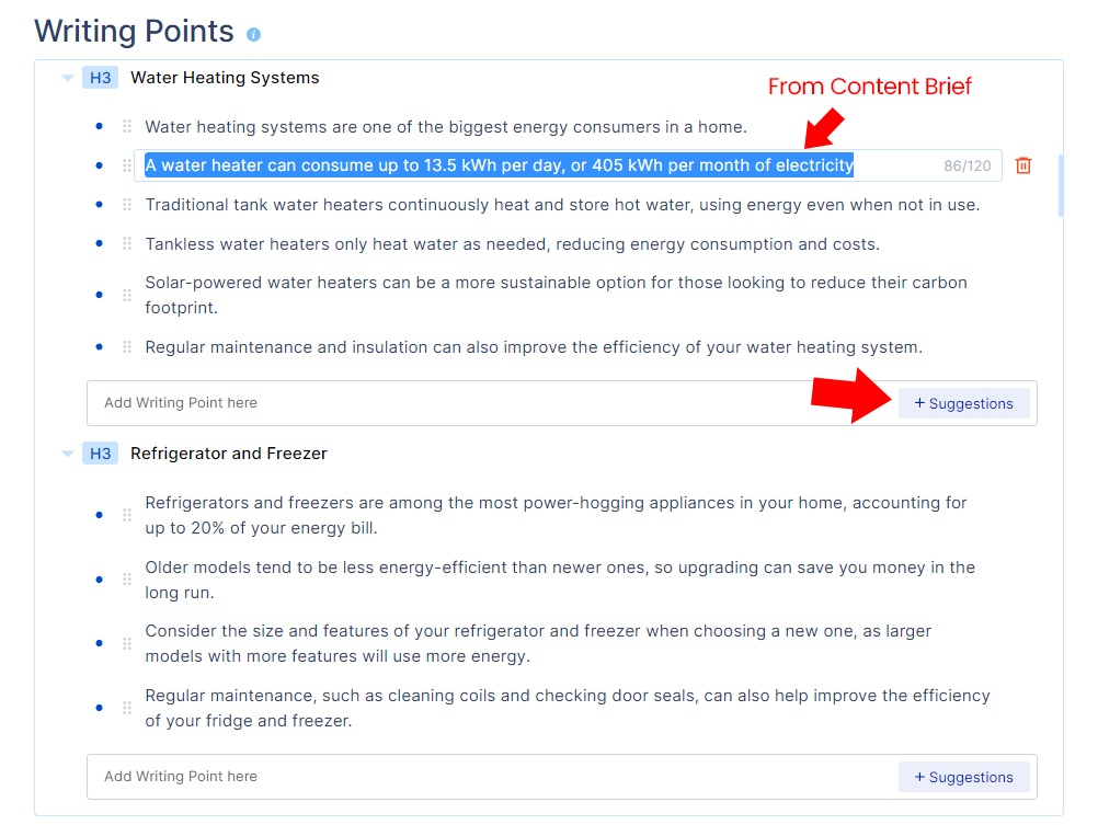 Scalenut Cruise Mode Writing Points