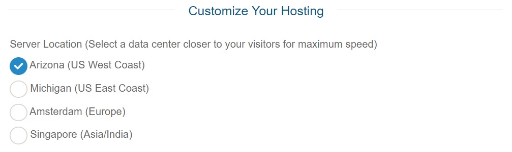Web Hosting Location is important