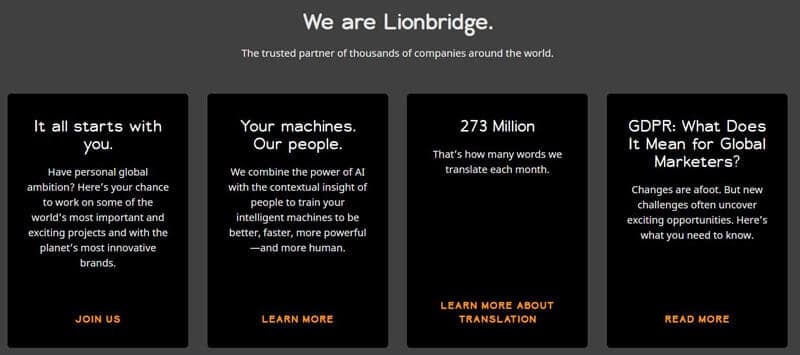 Translation Jobs Lionbridge