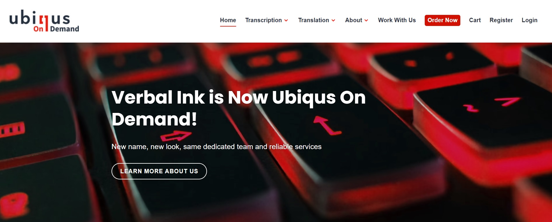 Ubiqus on Demand (Formerly Verbal Ink)